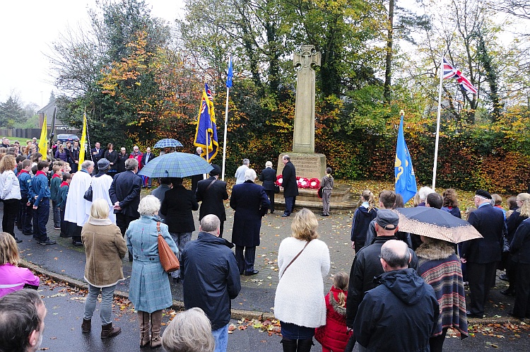 Laying wreaths